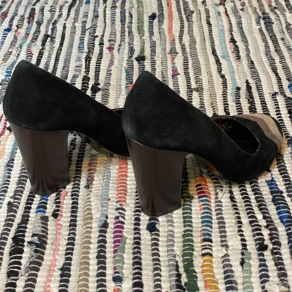 Missoni For Target Suede Chevron Pumps in Black - Picture 5 of 10